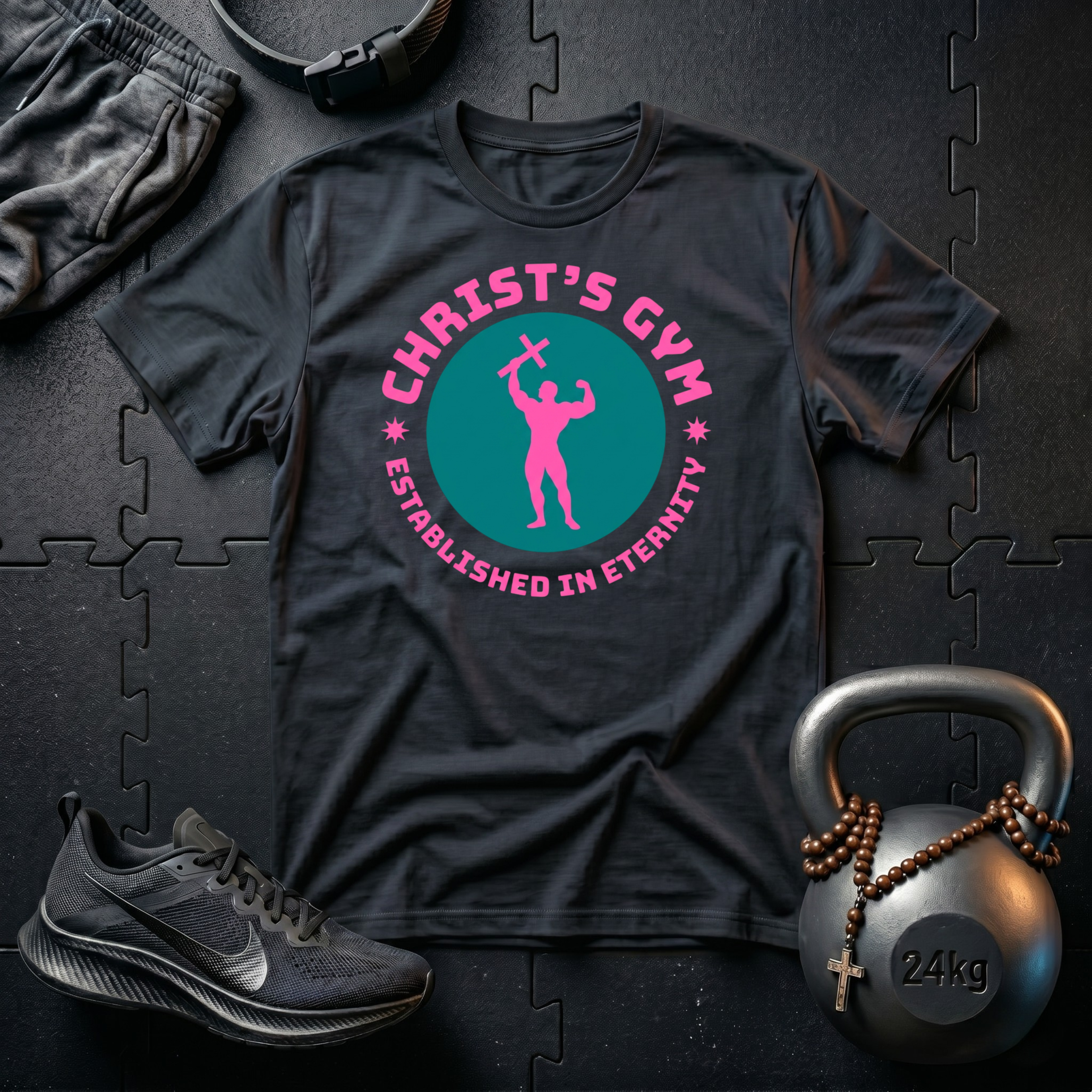 Christ's Gym Badge T-Shirt