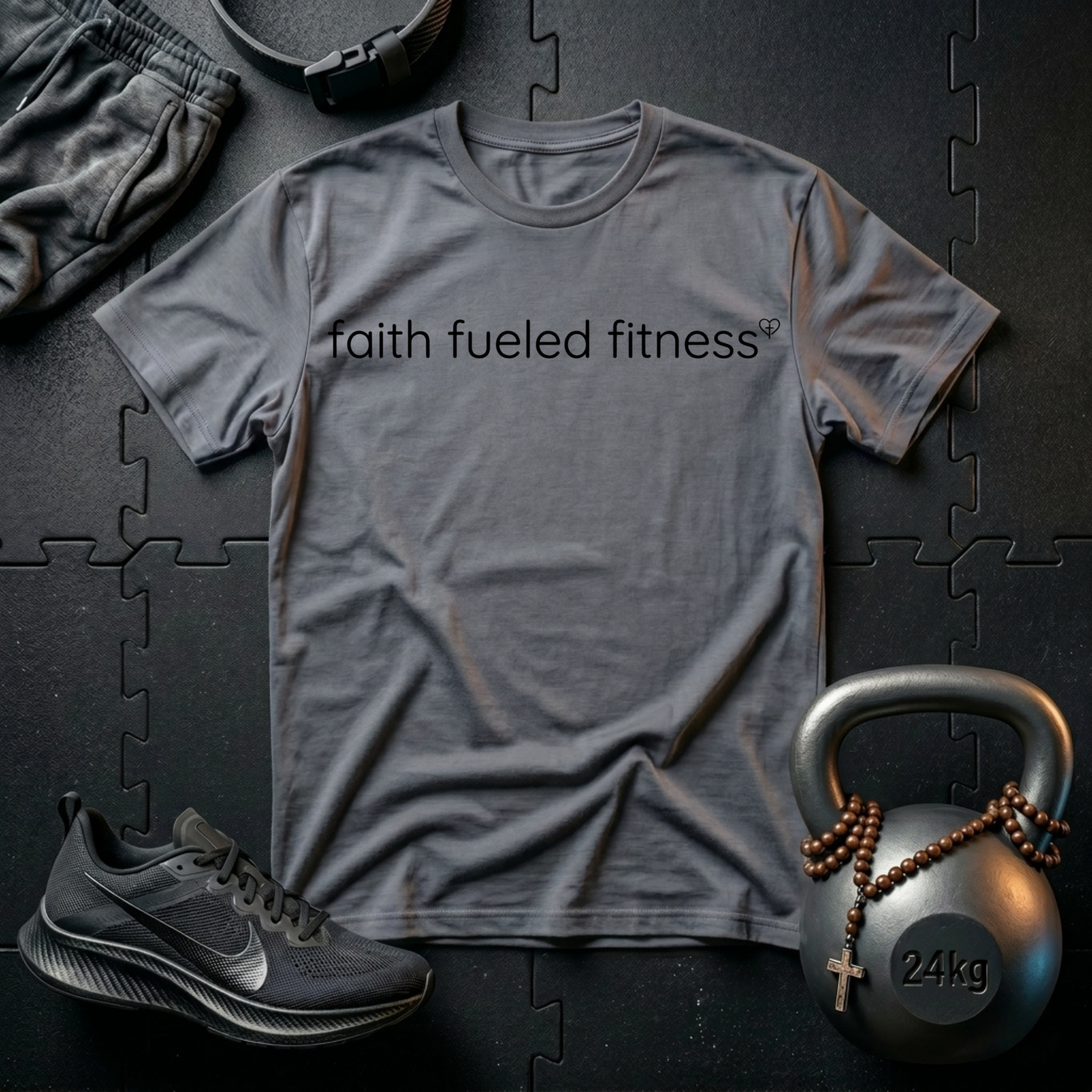 Faith Fueled Fitness Script T-Shirt