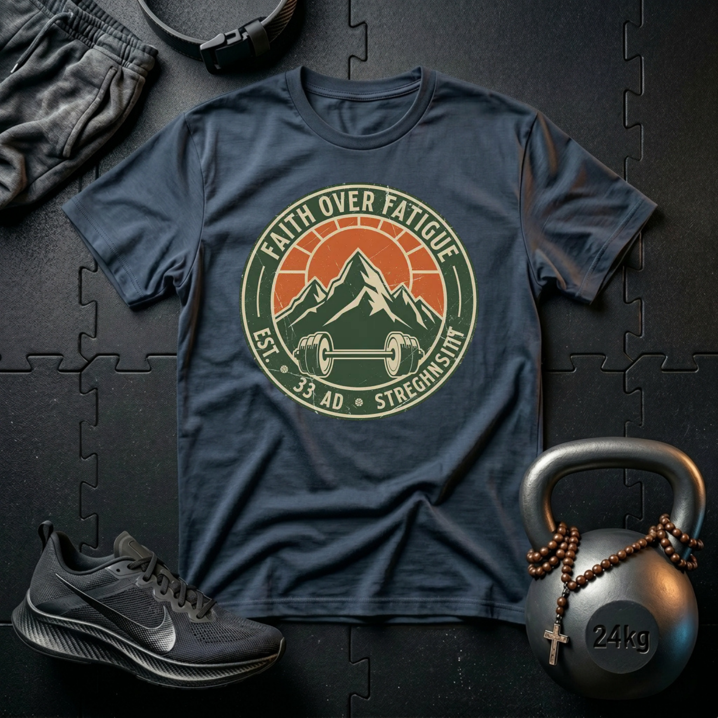 Faith Over Fatigue BadgeT-Shirt