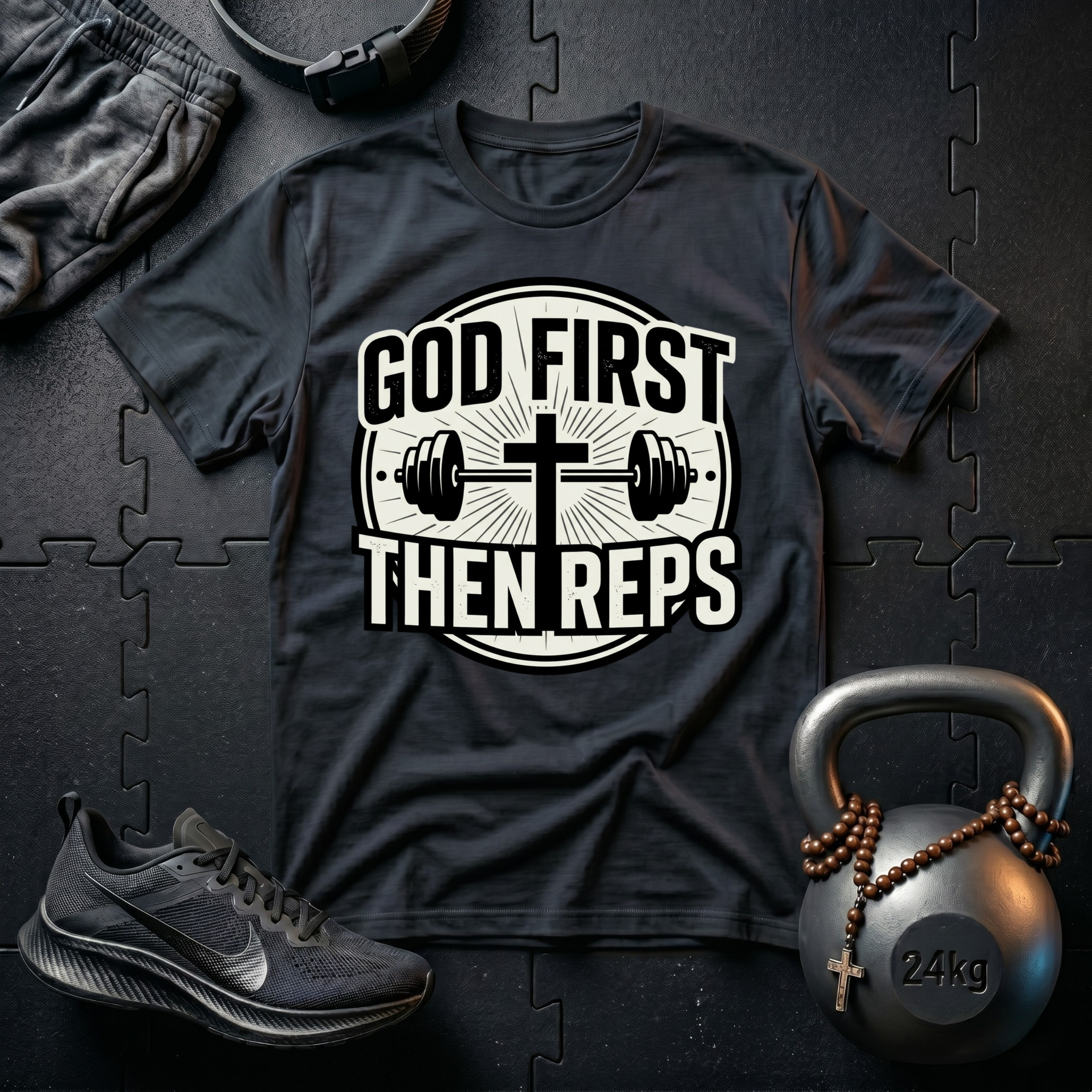 God First Then Reps T-Shirt