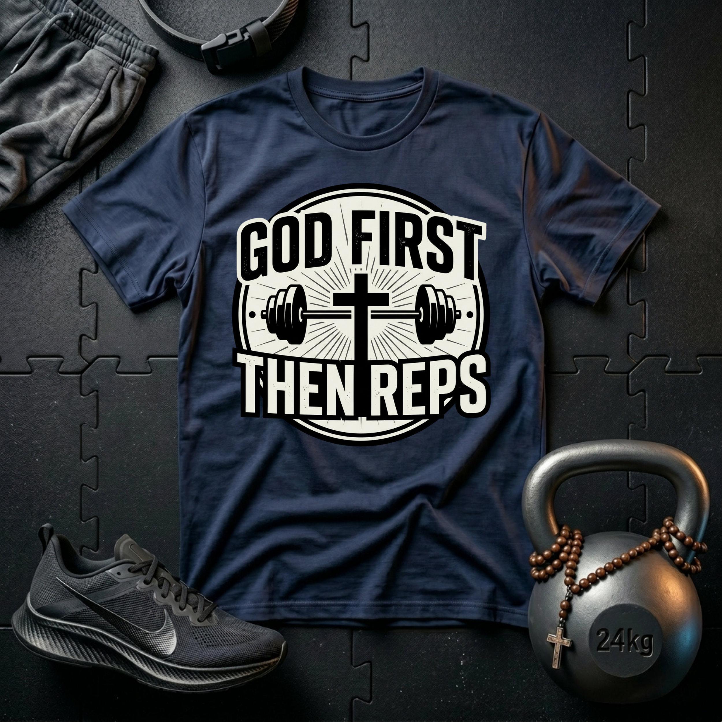God First Then Reps T-Shirt