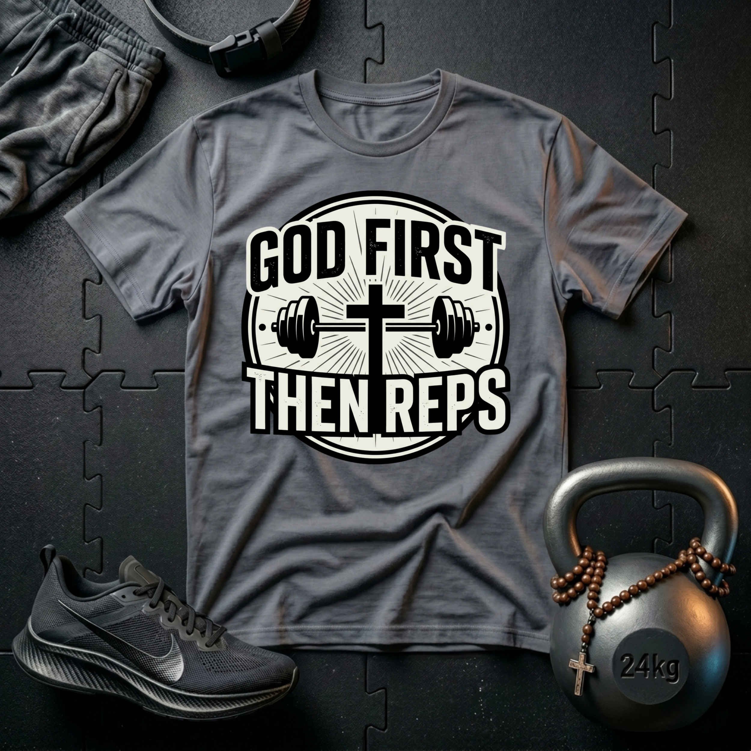 God First Then Reps T-Shirt