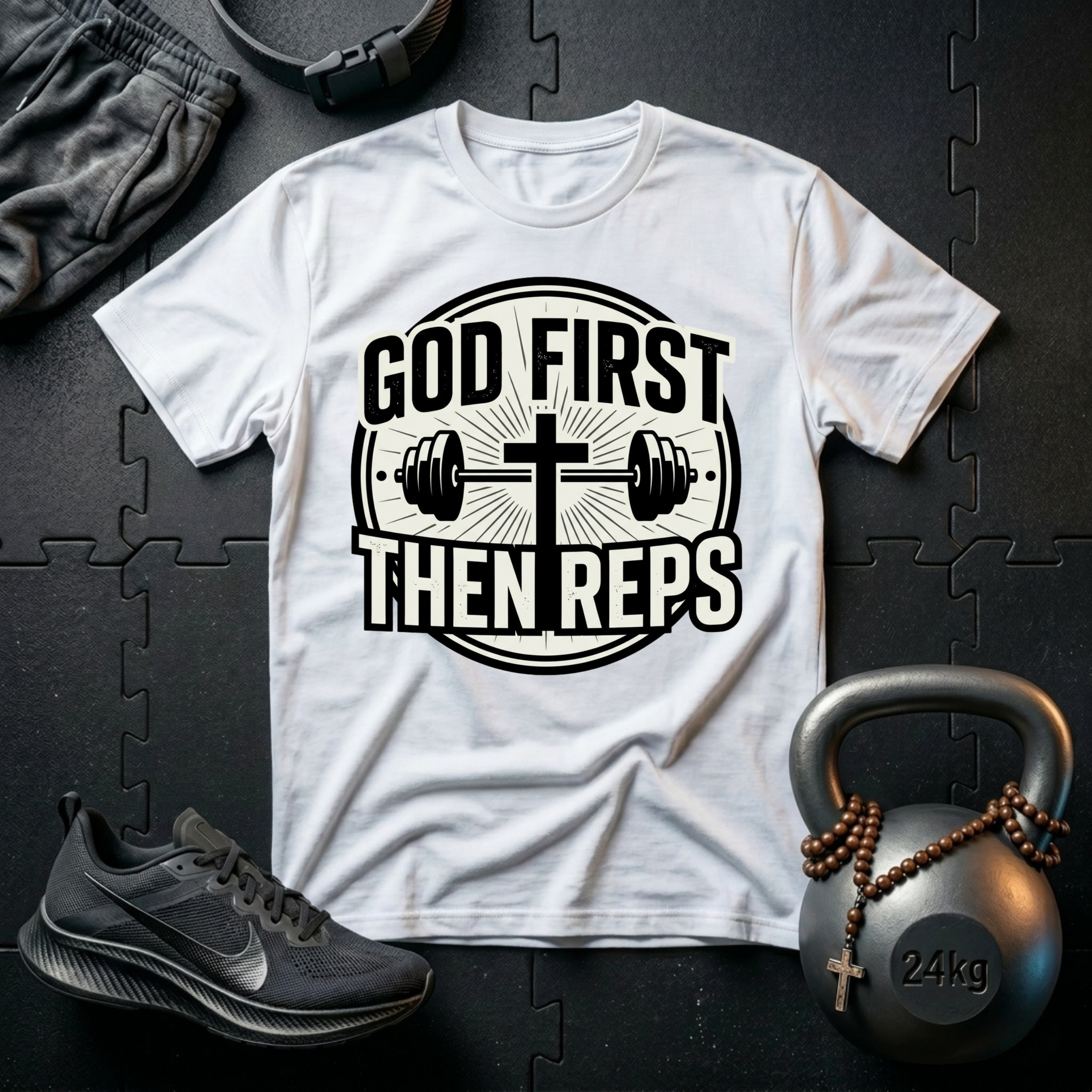 God First Then Reps T-Shirt