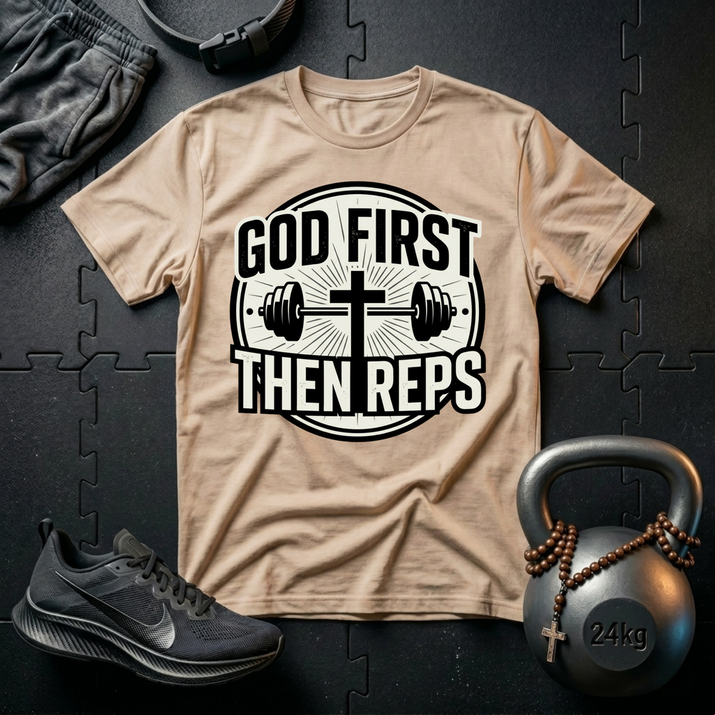 God First Then Reps T-Shirt