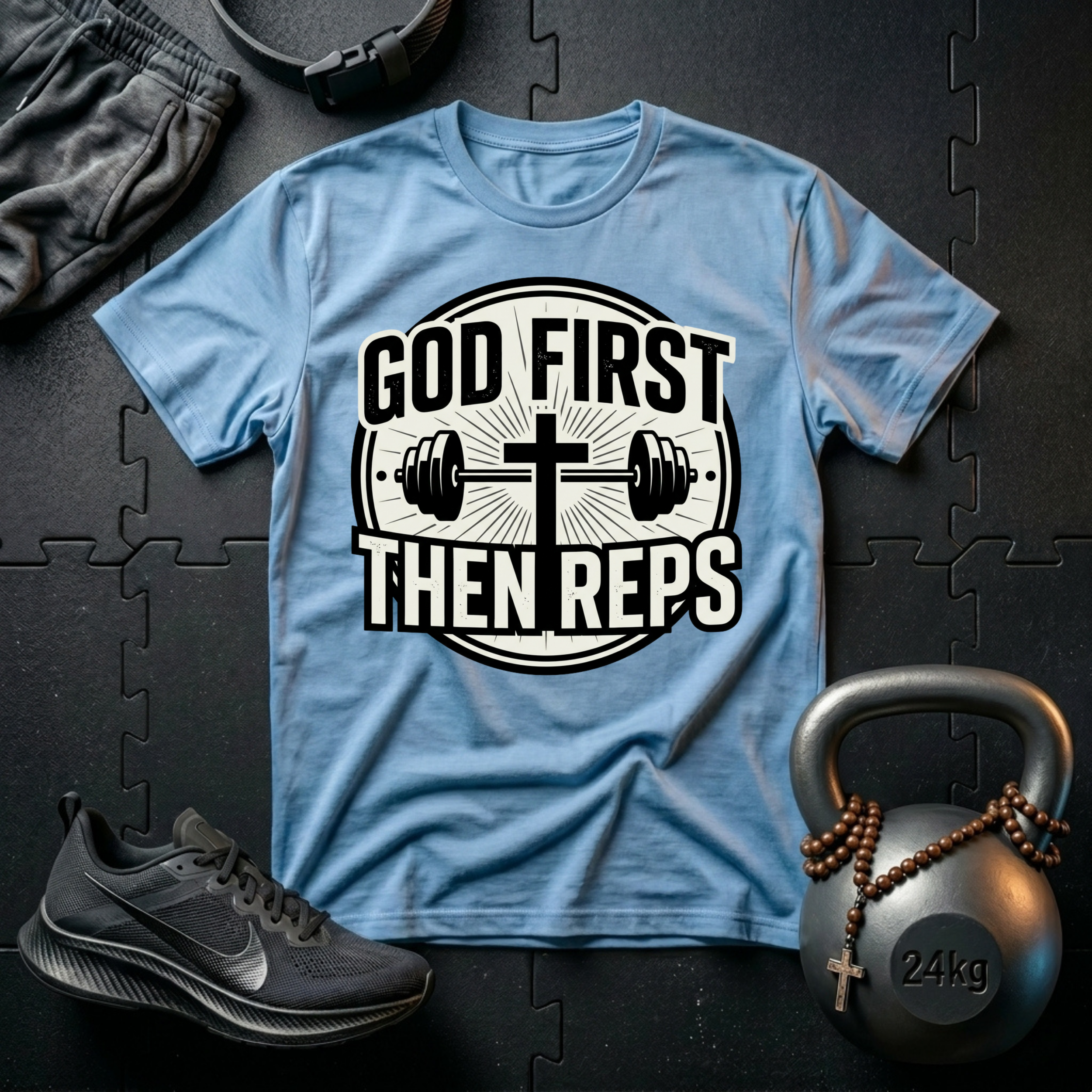 God First Then Reps T-Shirt