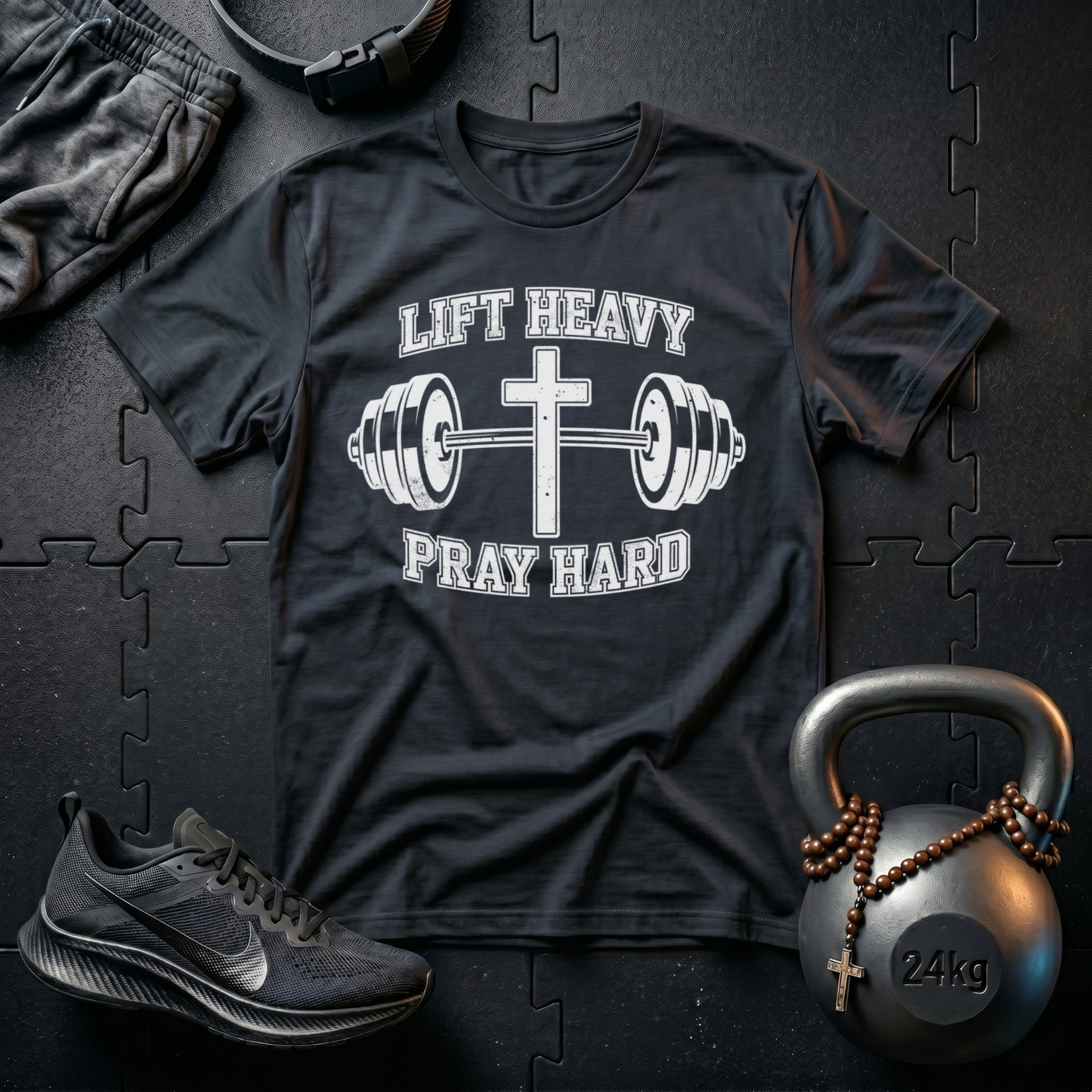 Lift Heavy Pray Hard T-Shirt