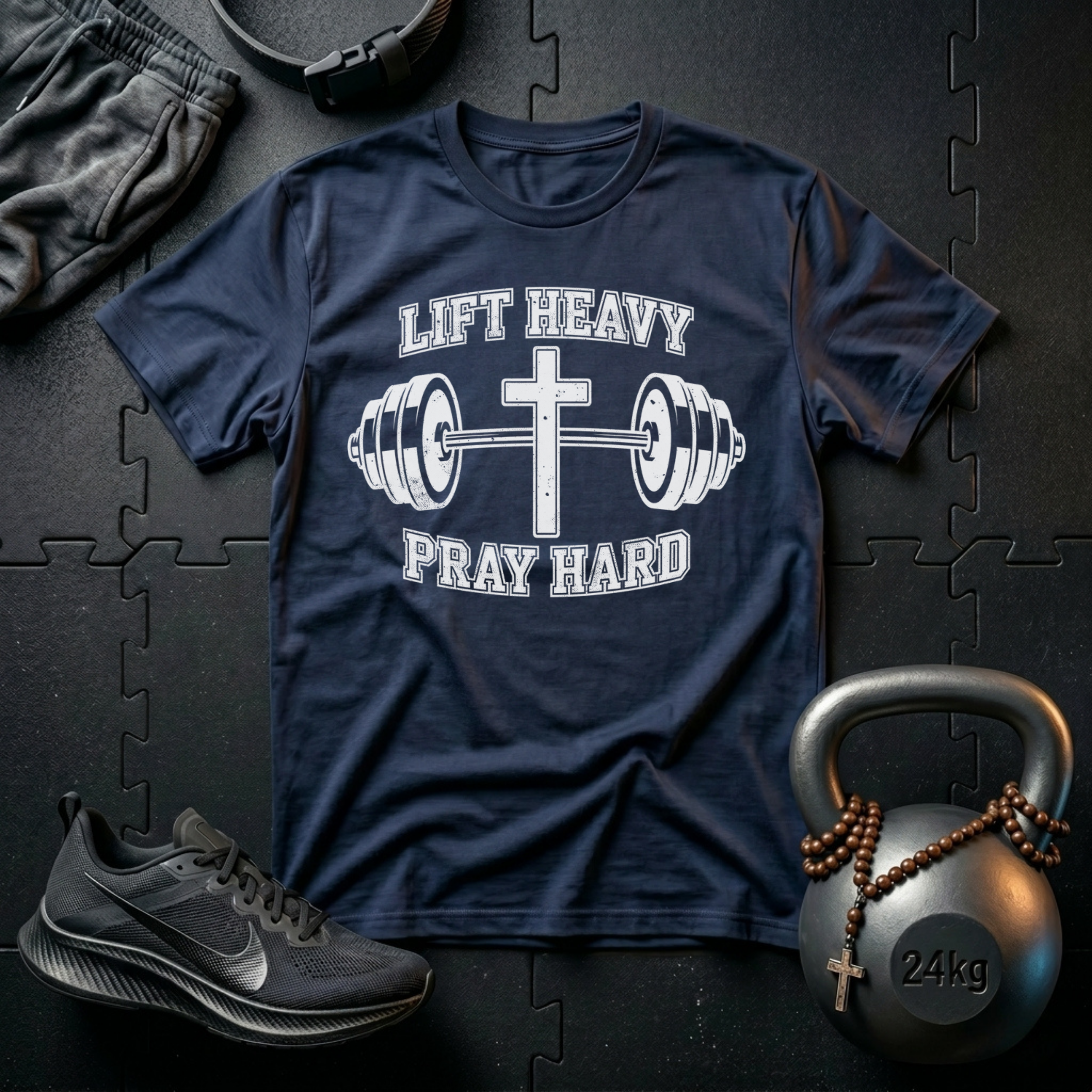 Lift Heavy Pray Hard T-Shirt