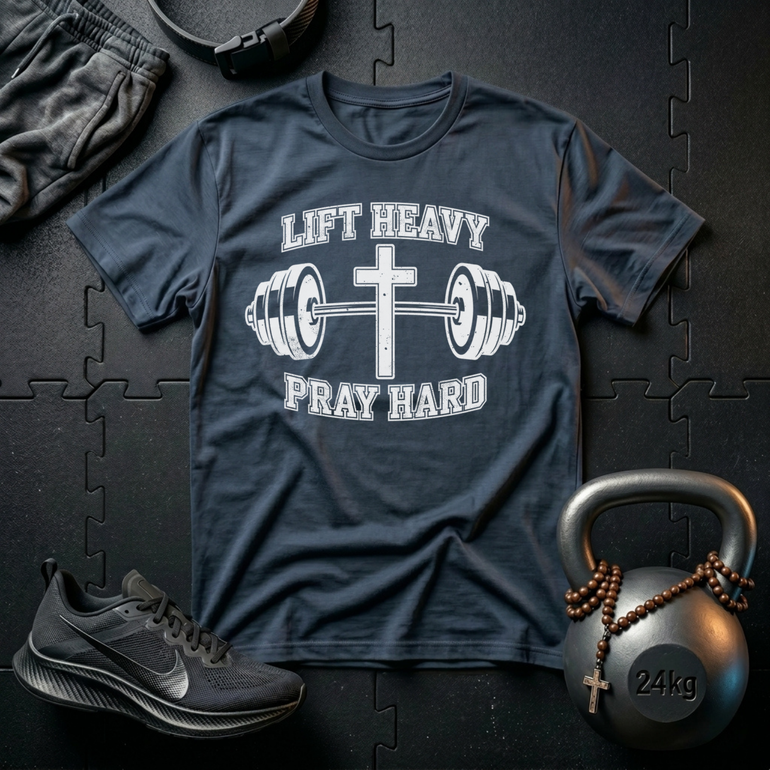 Lift Heavy Pray Hard T-Shirt