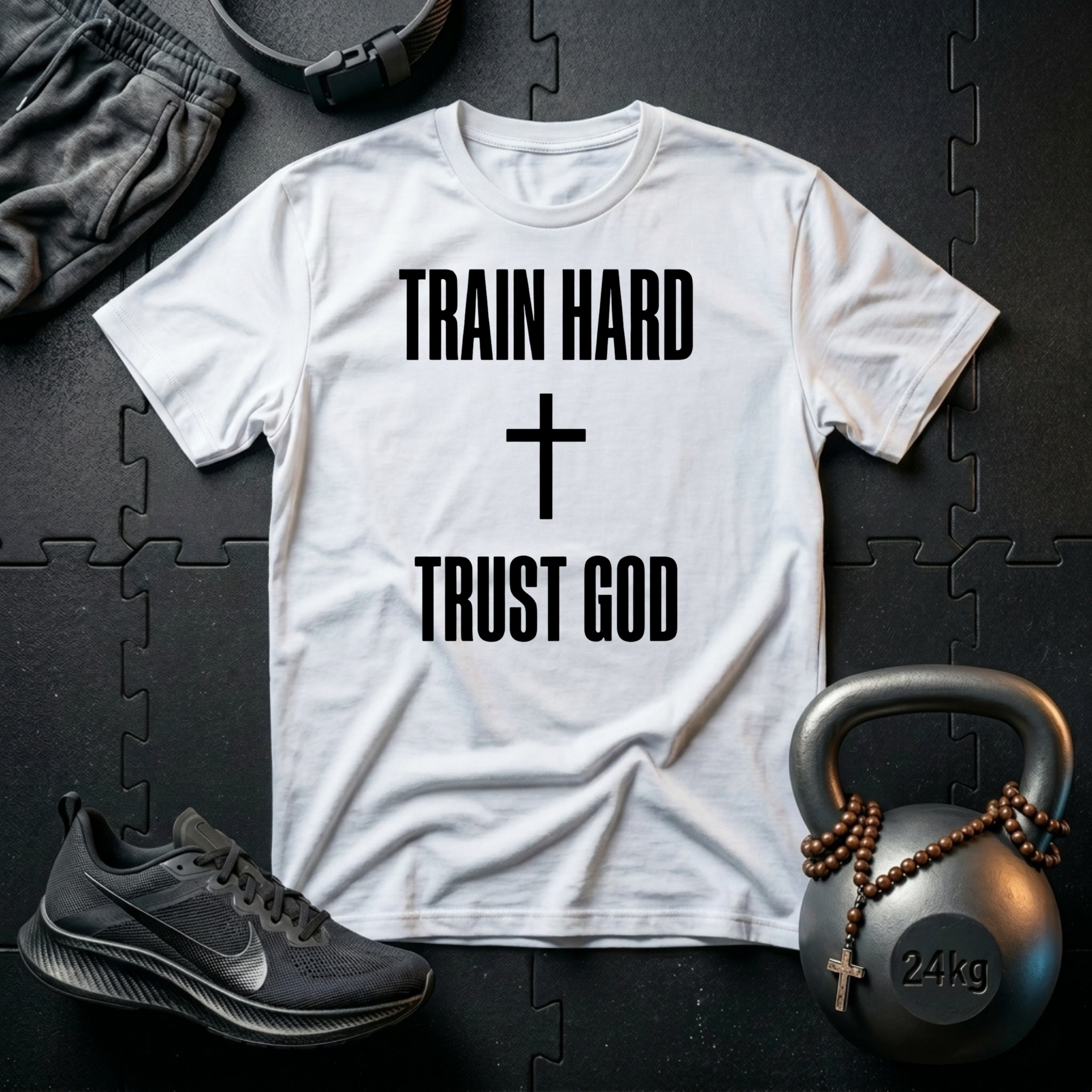 Train Hard Trust God T-Shirt