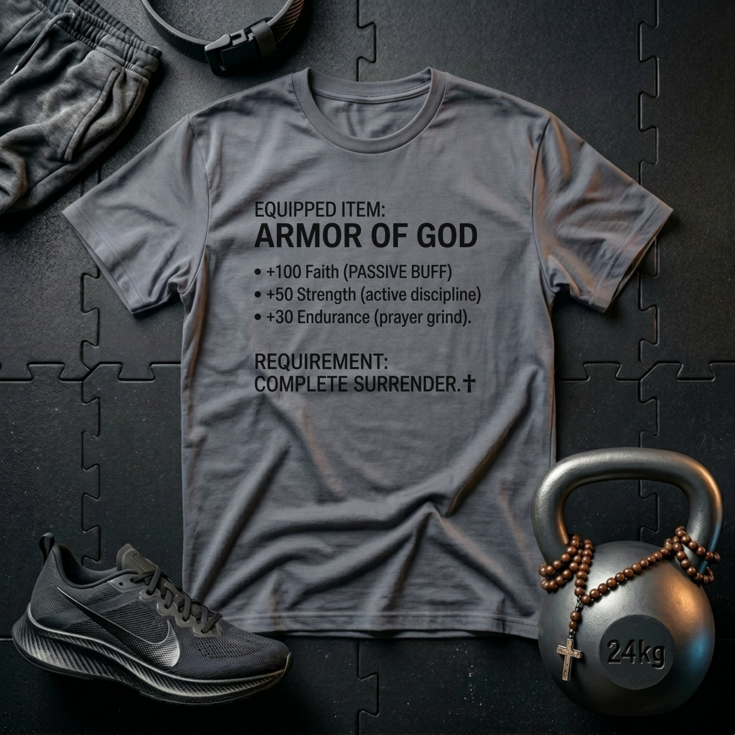 Equipped Item Armor Of God T-Shirt