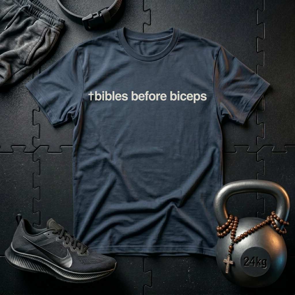 Bibles Before Biceps T-Shirt