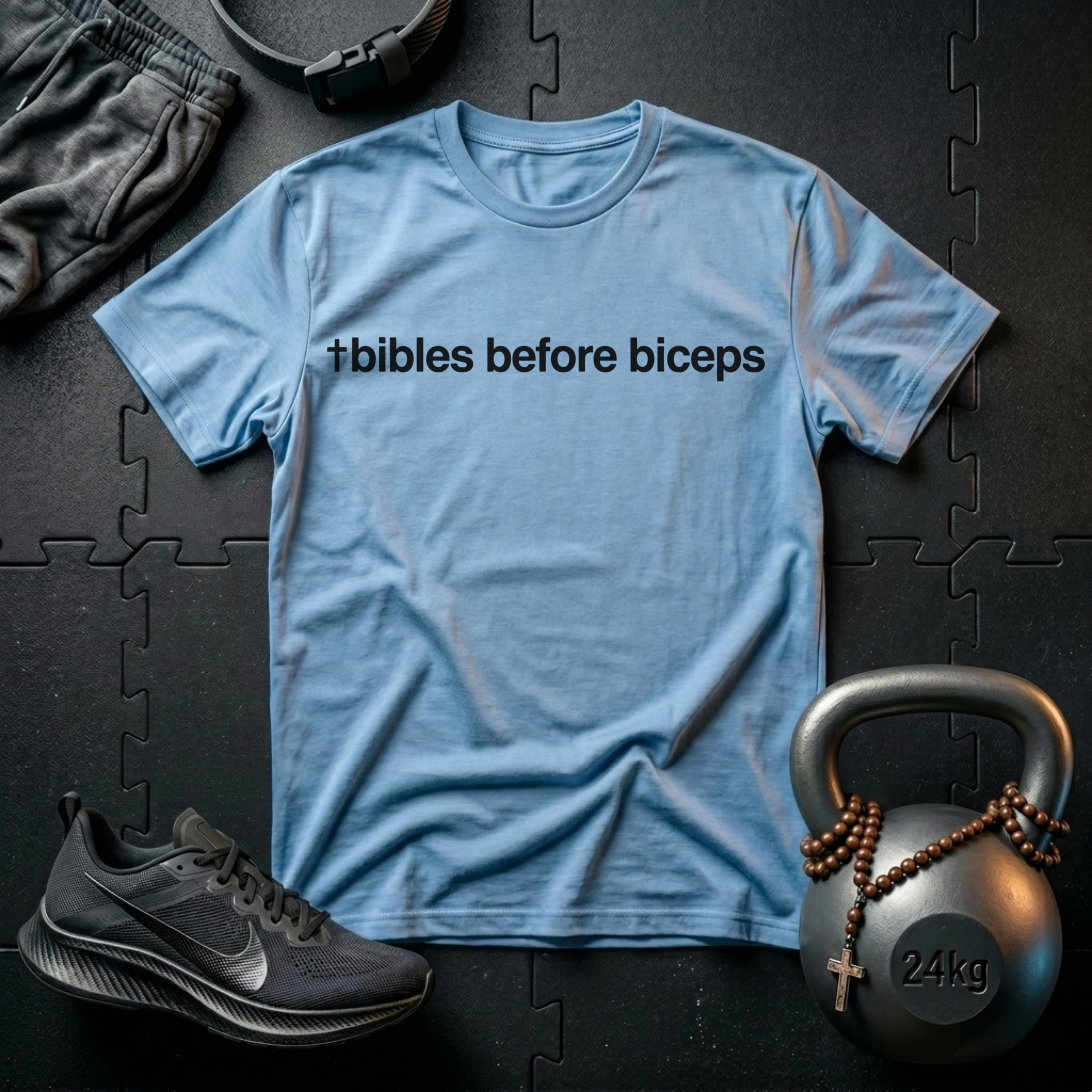 Bibles Before Biceps T-Shirt