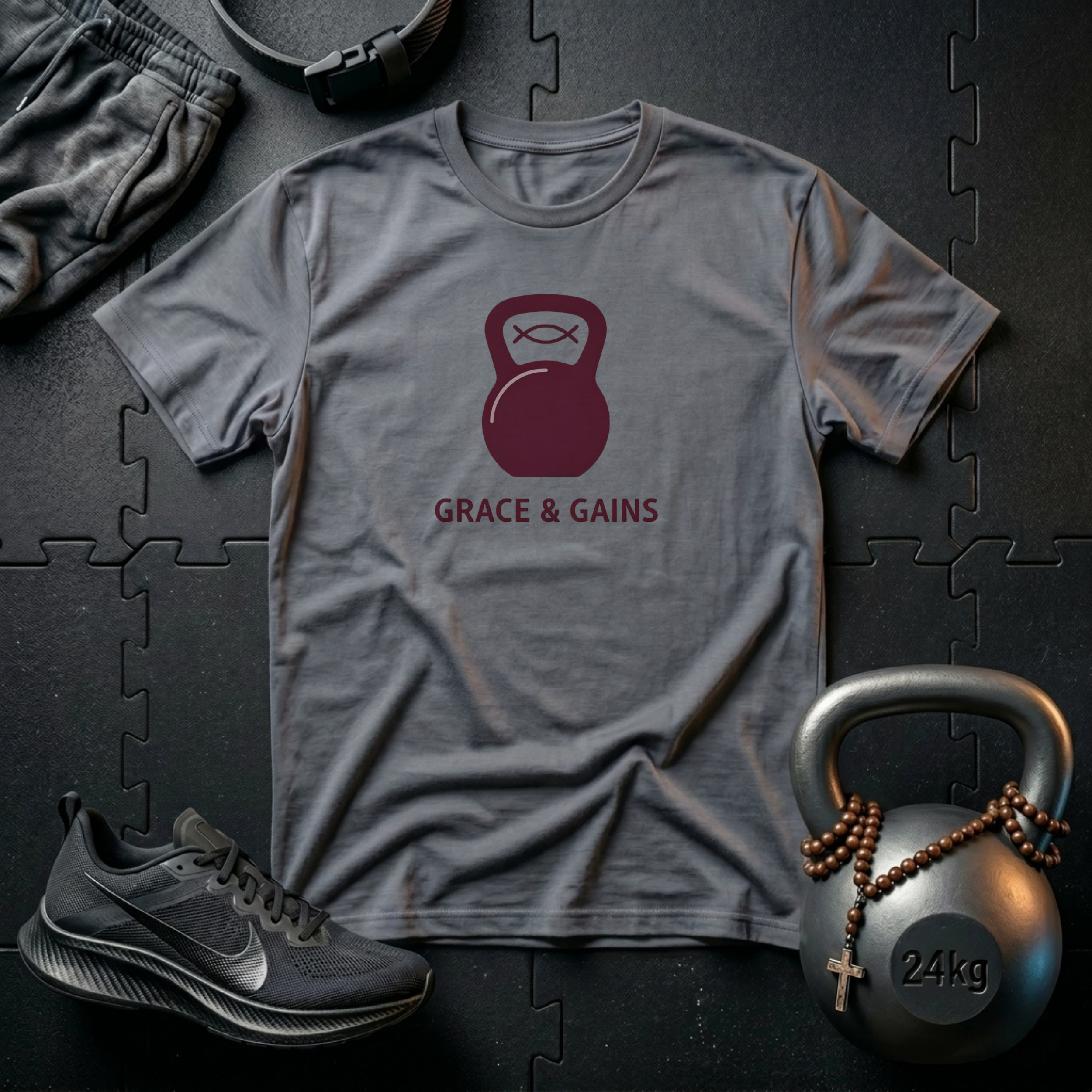 Grace & Gains Kettlebell T-Shirt