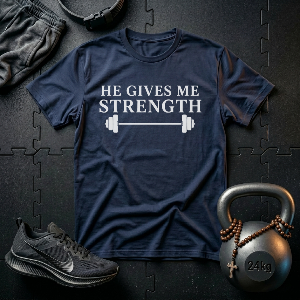 He Gives Me Strength T-Shirt