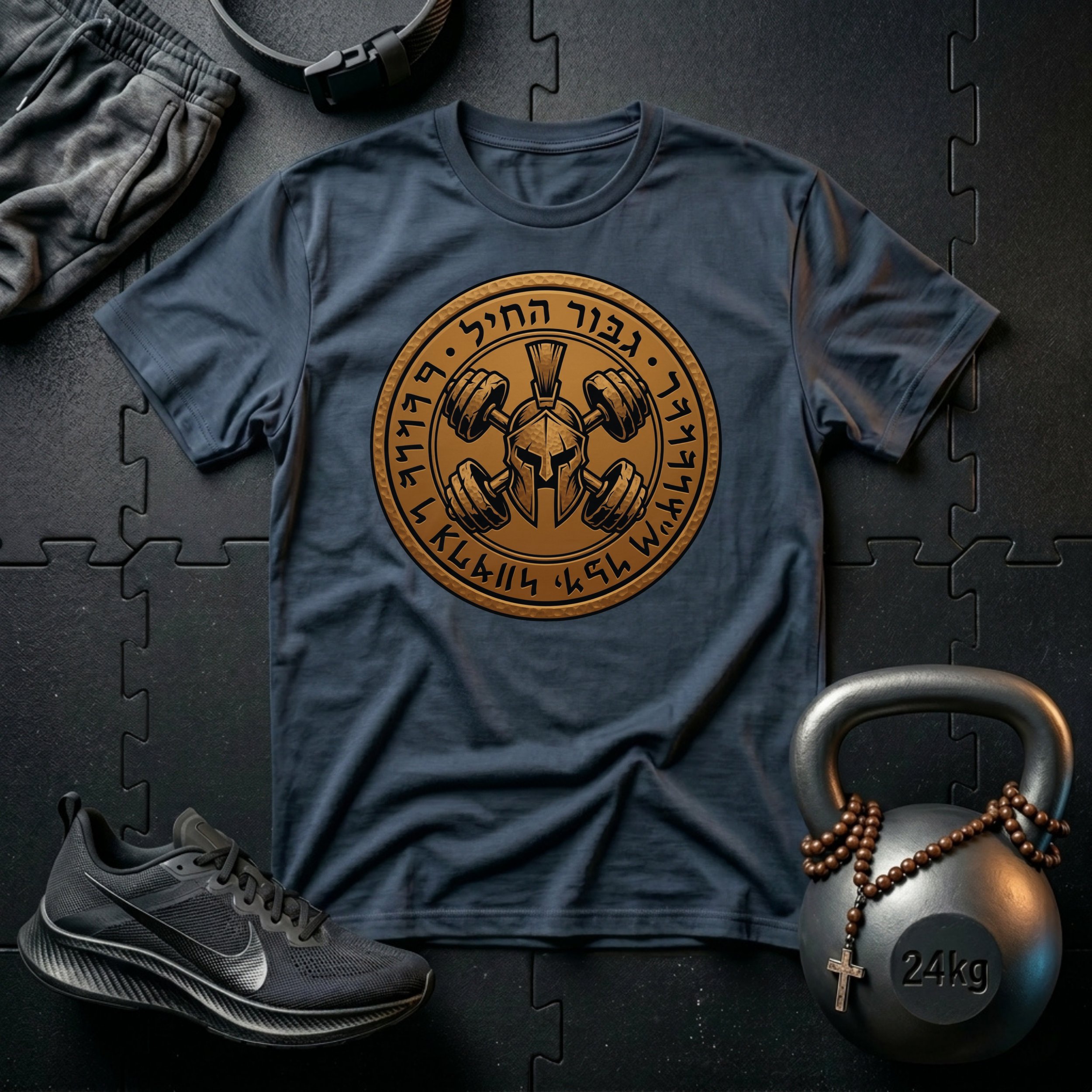 Hebrew Warrior Shield T-Shirt