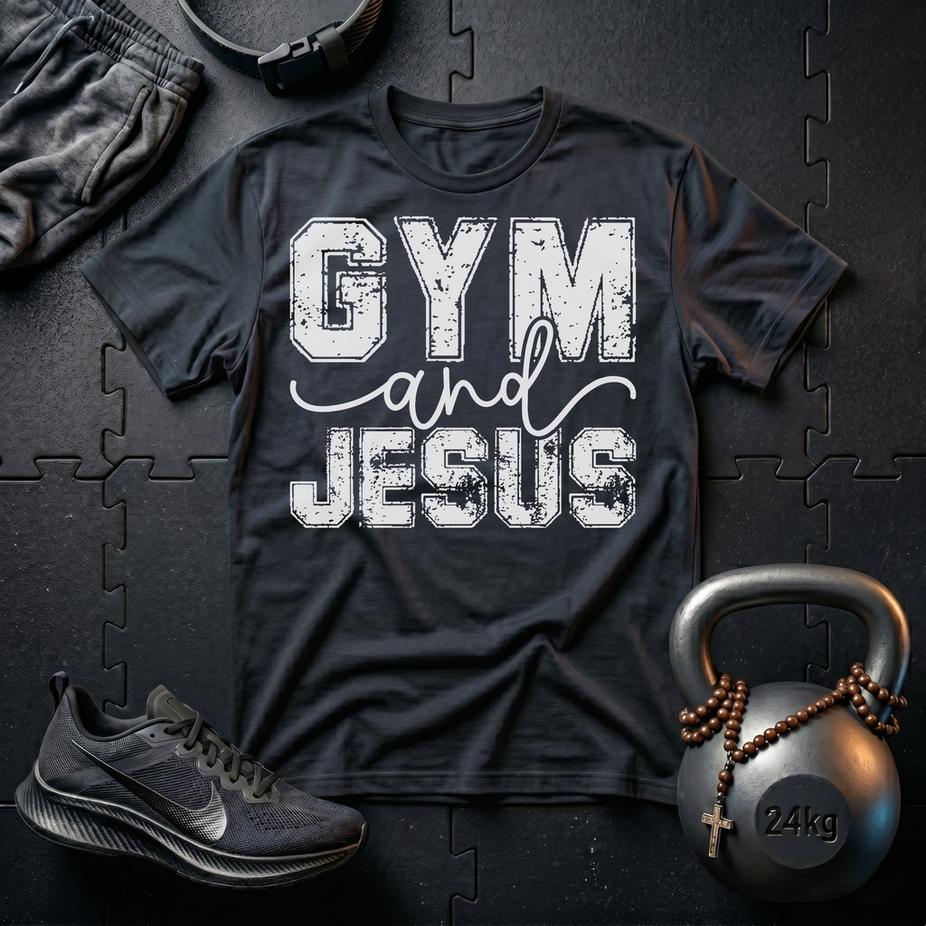 Gym And Jesus T-Shirt