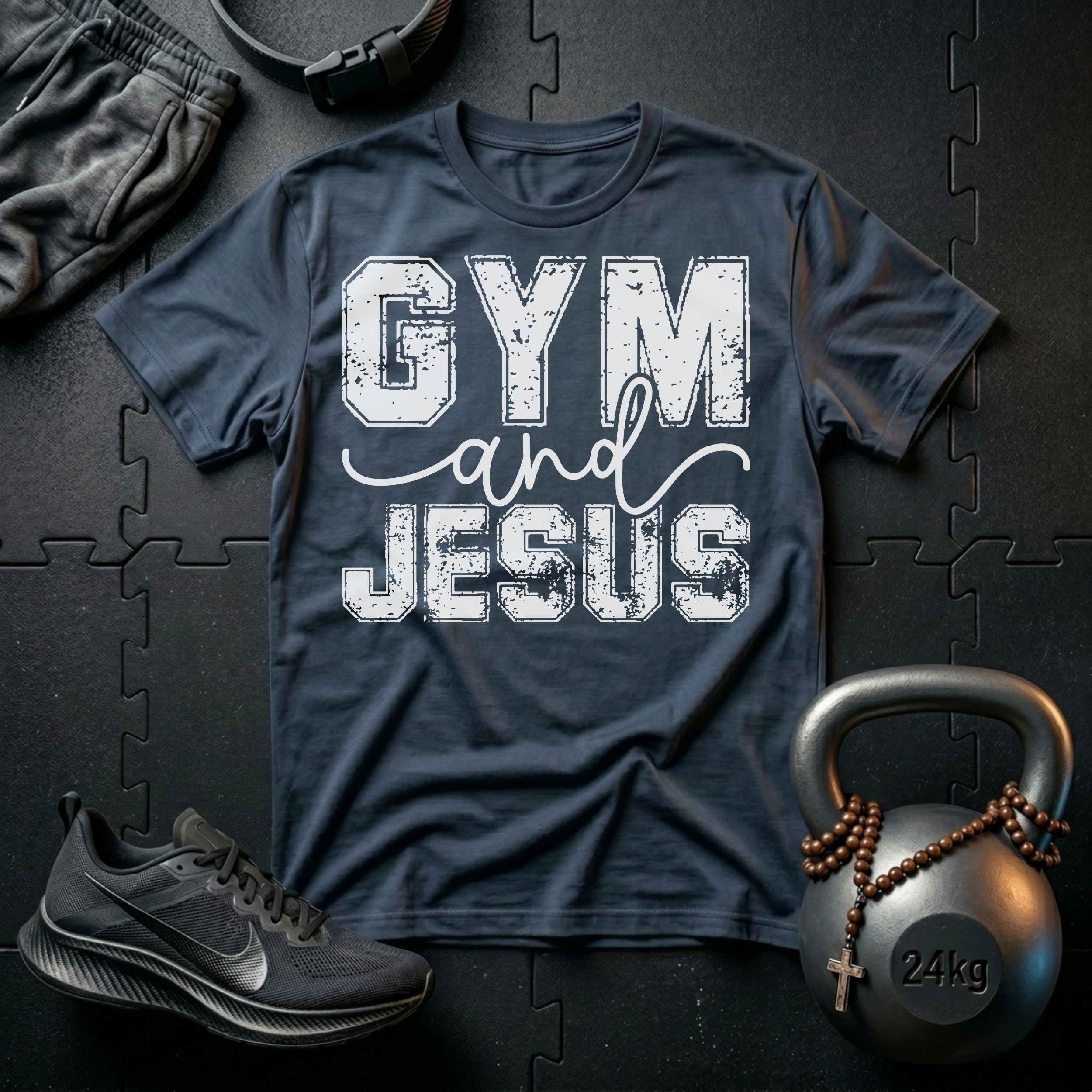 Gym And Jesus T-Shirt