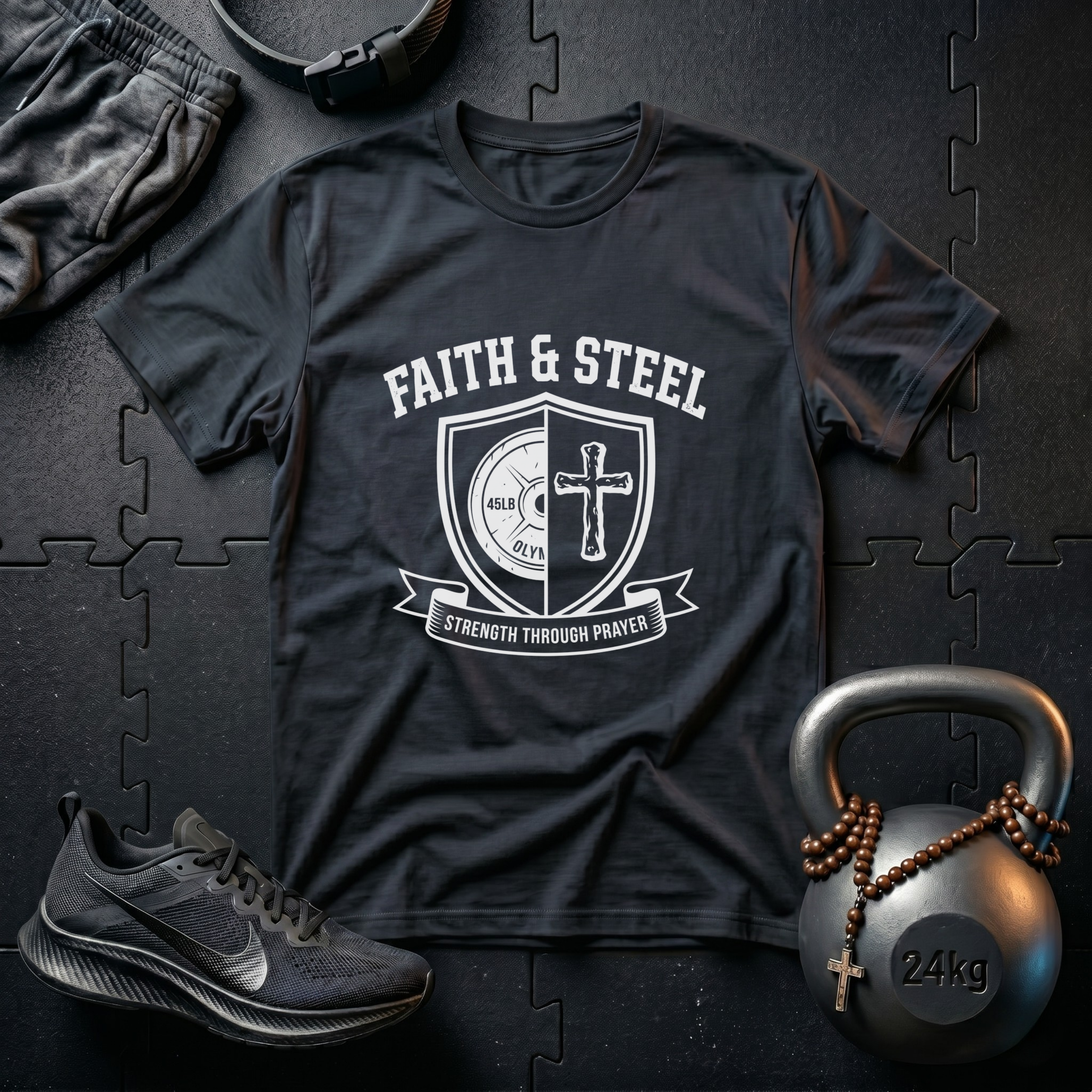 FAITH & STEEL T-SHIRT