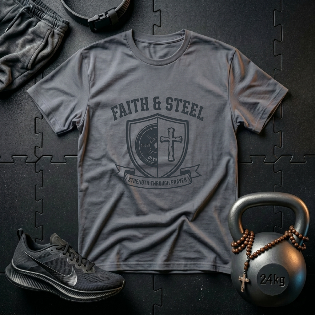 FAITH & STEEL T-SHIRT