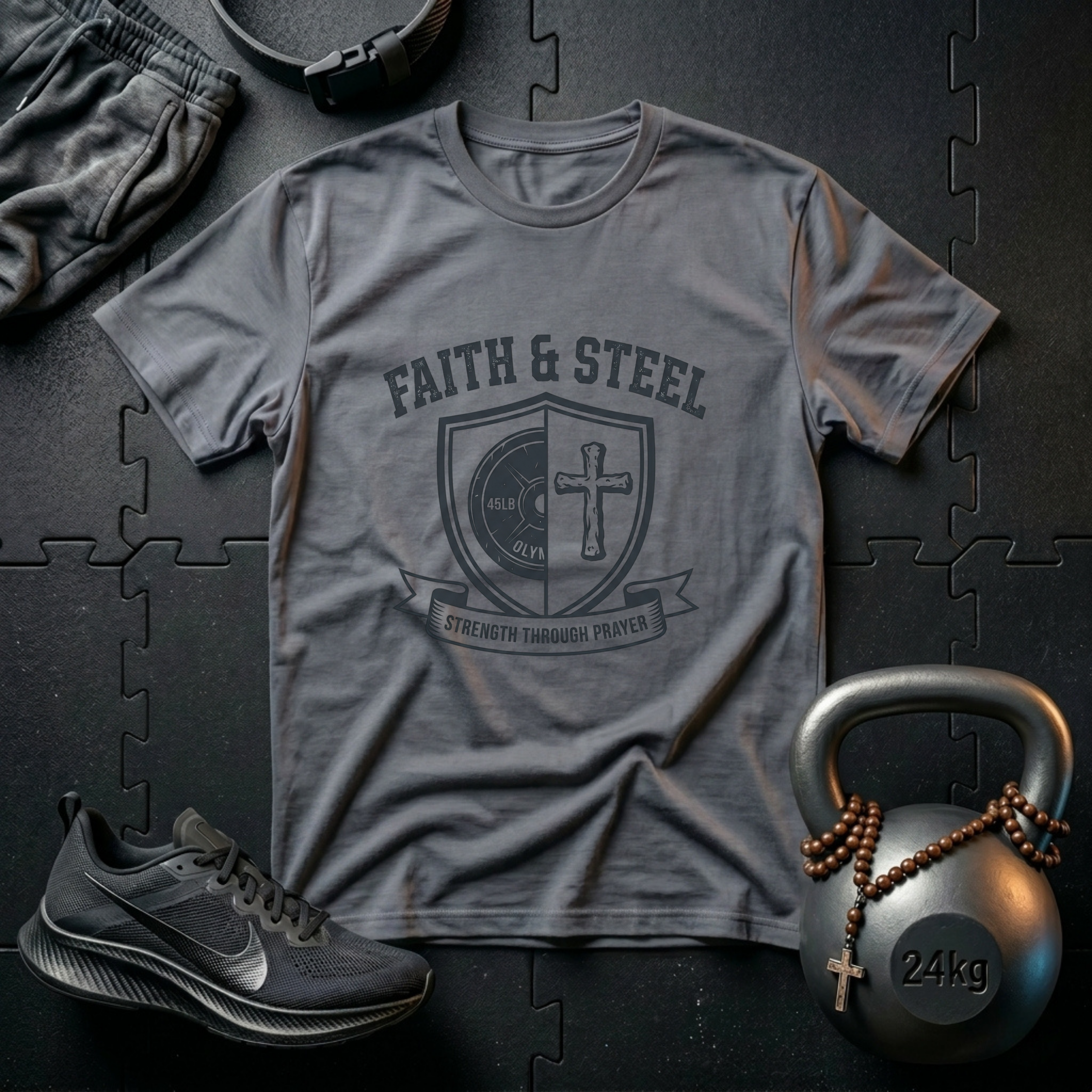 FAITH & STEEL T-SHIRT