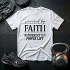 POWERED BY FAITH T-SHIRT