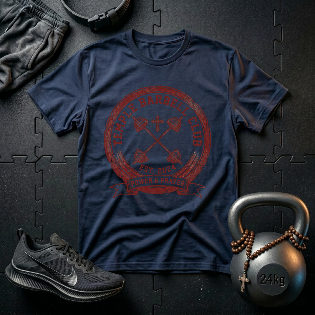 TEMPLE BARBELL CLUB T-SHIRT